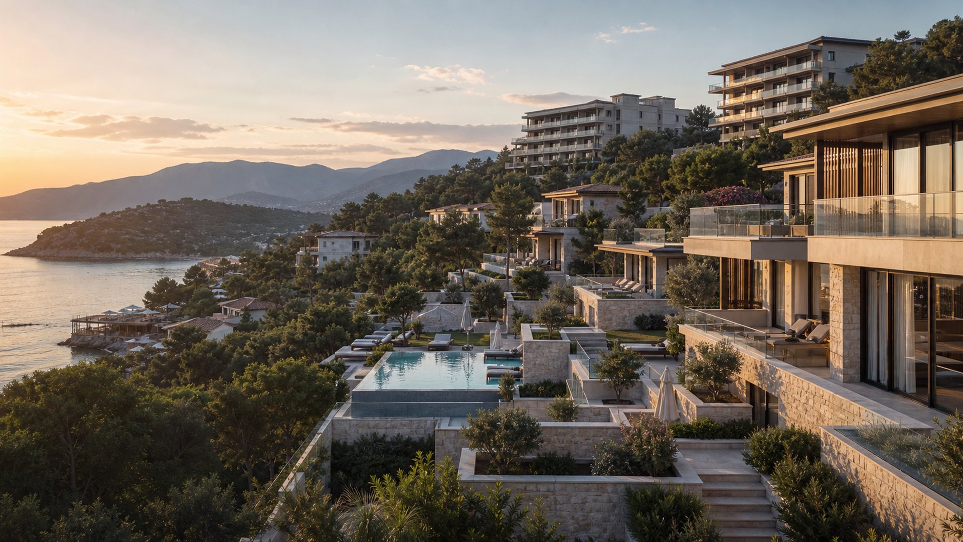 Refined hospitality and villa project landscape