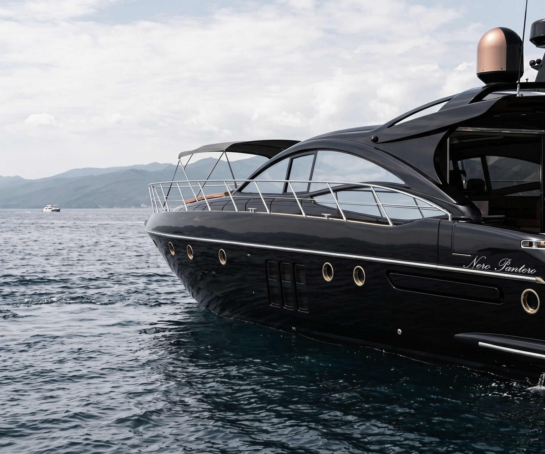 Relaxed yacht lifestyle