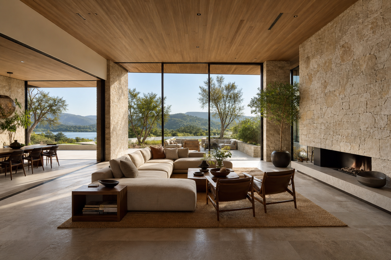 Representative luxury villa interior project