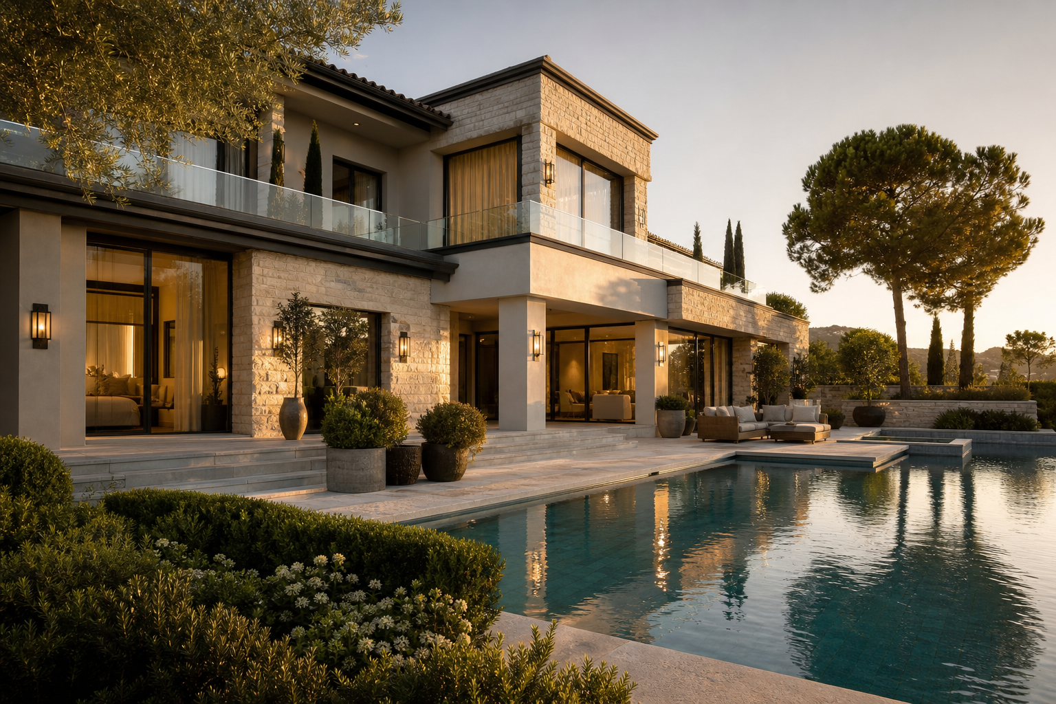 Representative contemporary villa project