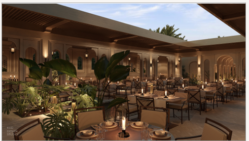 Arabic Restaurant render