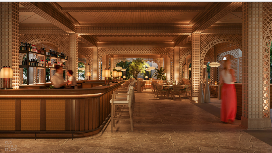 Regnum French Restaurant render